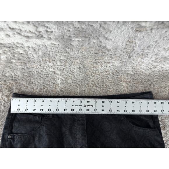 Gina Benotti Size 48/18 Tessa Style Stretch Geometric Jeans Black Button Zip - Picture 4 of 12